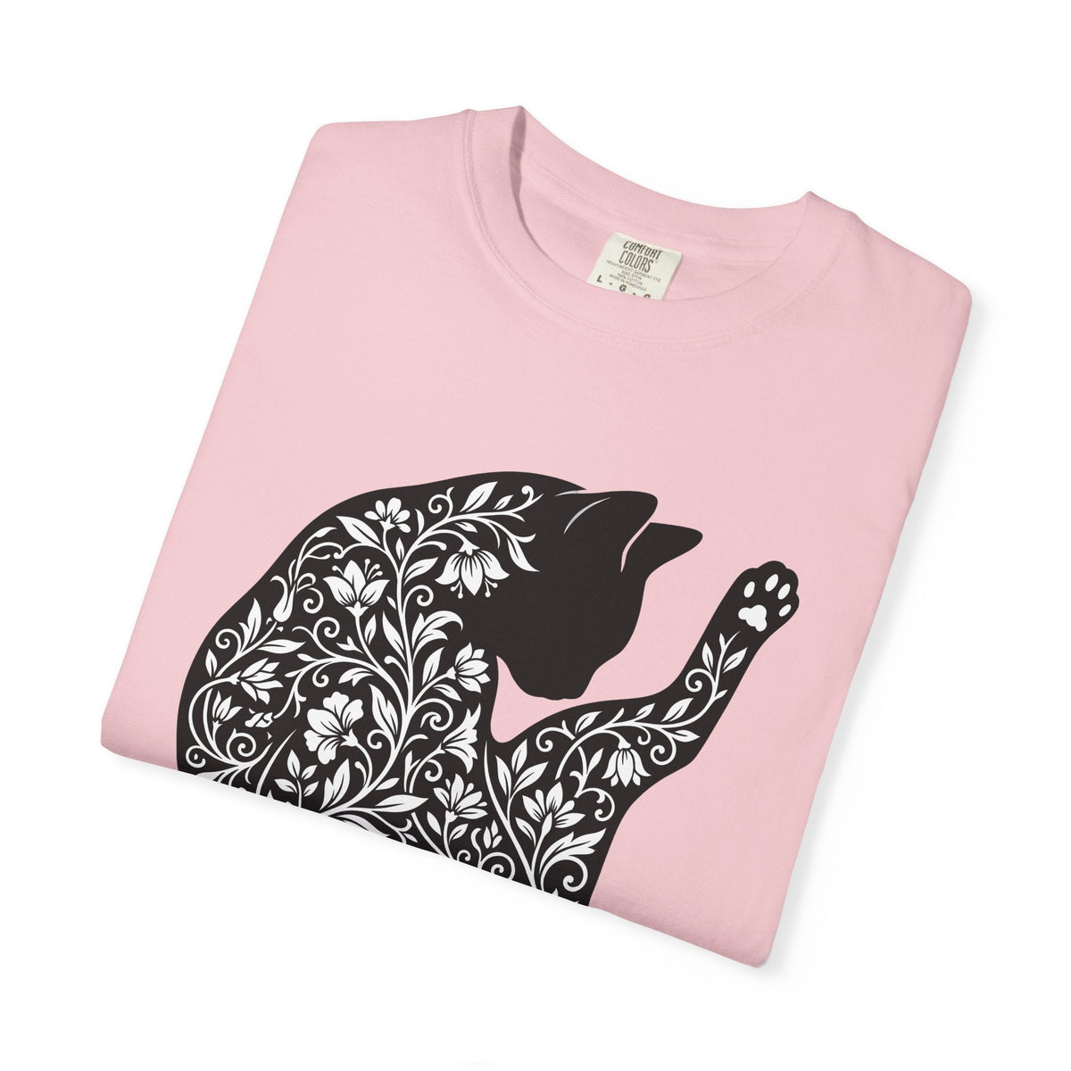 Flower Cat Shirt Outdoors Gift Women Hippie Tee Kitty product image 11