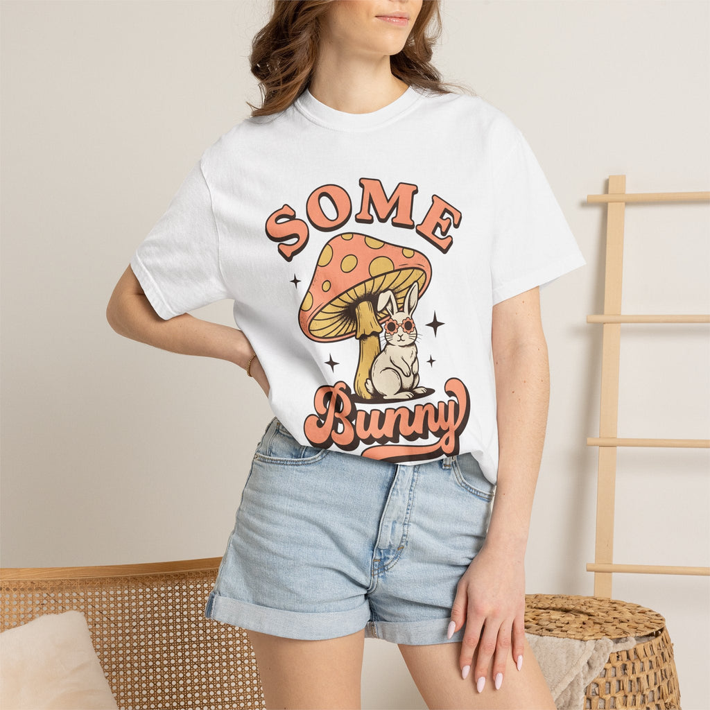 Hare Toadstool Shirt Easter Fauna Unisex Gift Rustic Tee product image 6