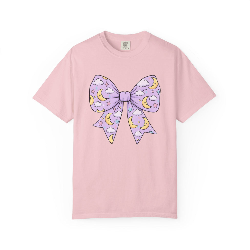 Night Bow Shirt Celestial Sweet Unisex Gift Hand Drawn Tee product image 3
