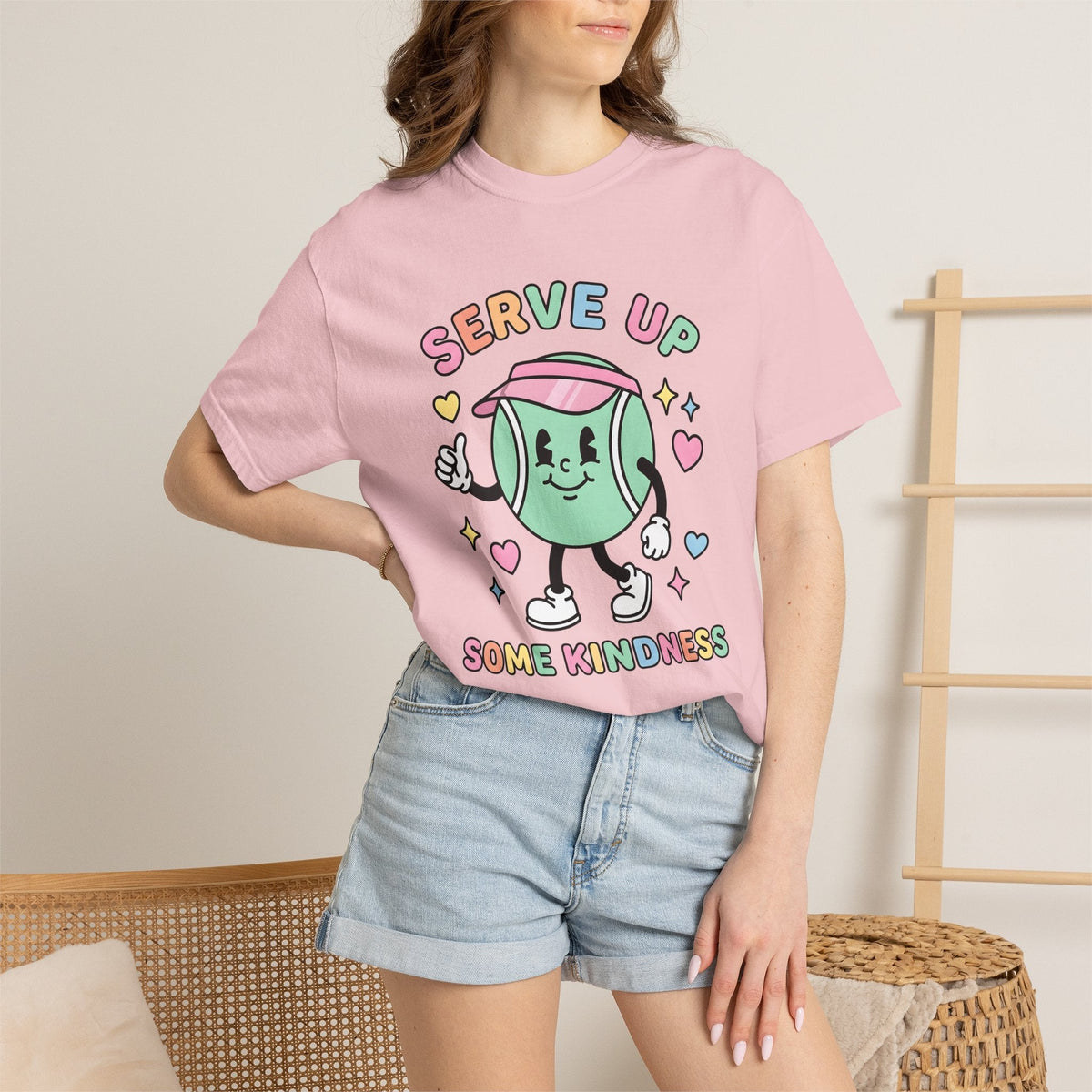 Tennis Ball Mascot Shirt Sports Inspiration Unisex Gift product image 12