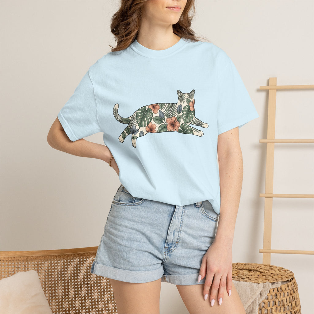 Blossom Cat Shirt Petals Unisex Gift Garden Tee Kitty product image 9