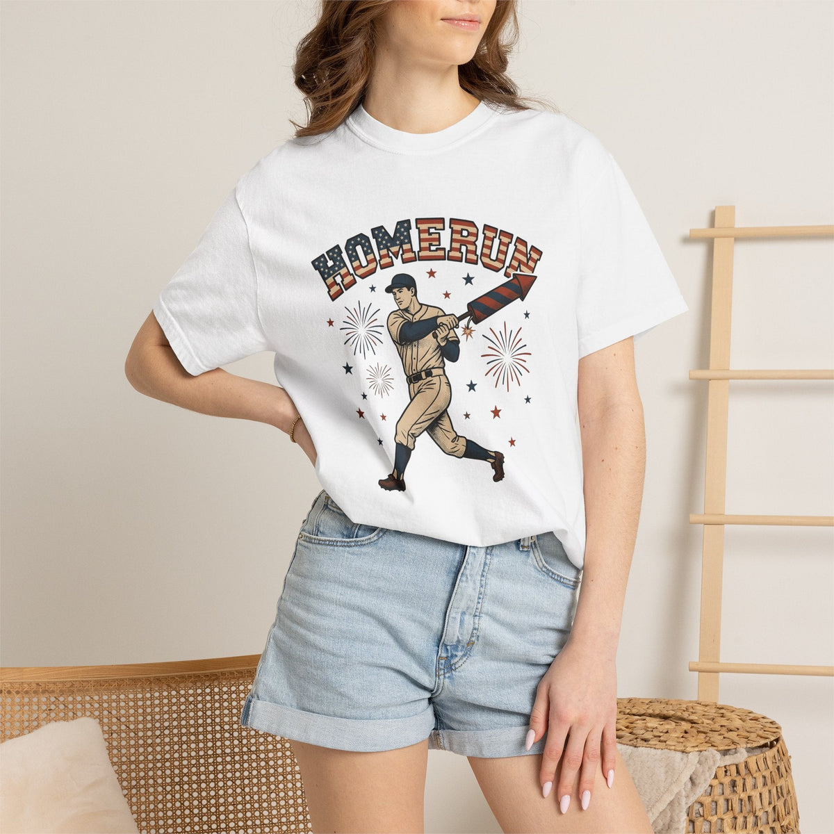 Baseball Player Shirt 4th Of July Competition Unisex Gift product image 6