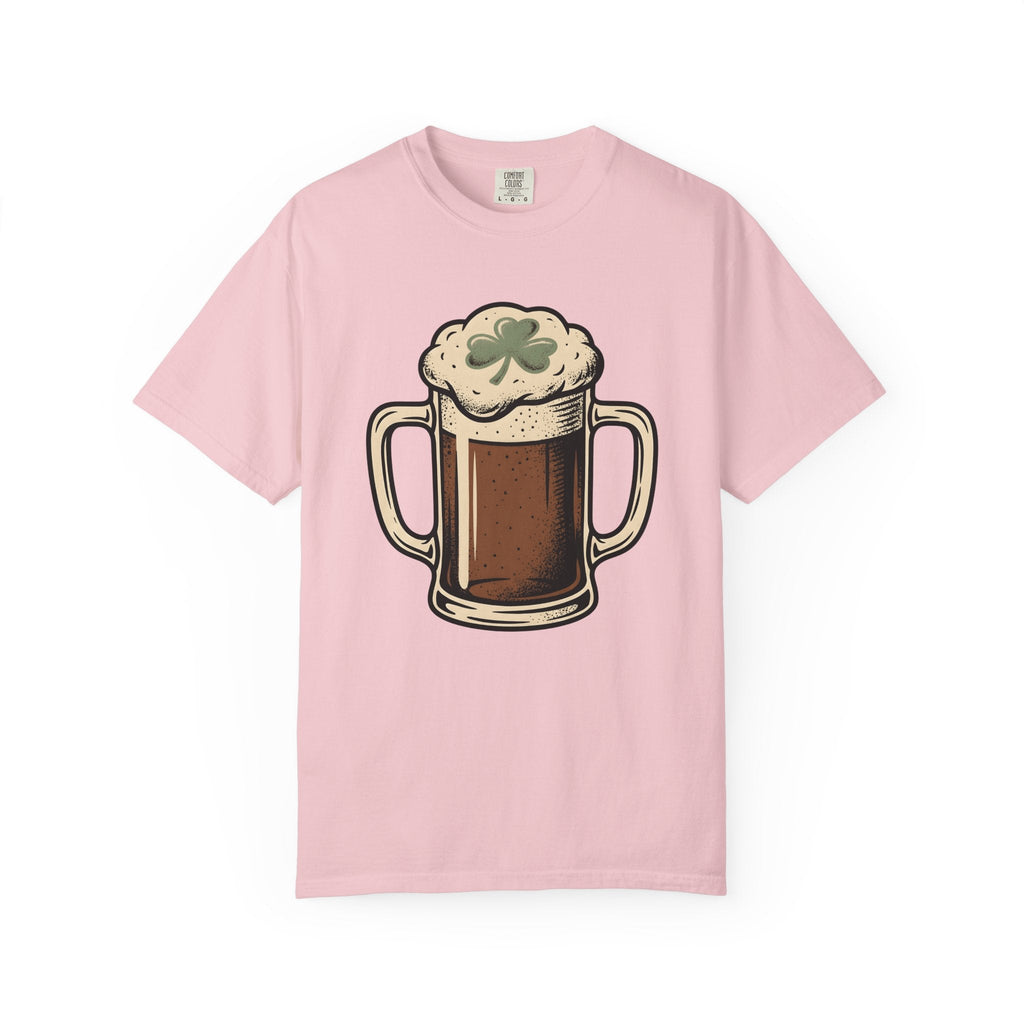 Beer Cup Shirt St Patrick's Day Brew Unisex Gift Old School Tee Pint Glass