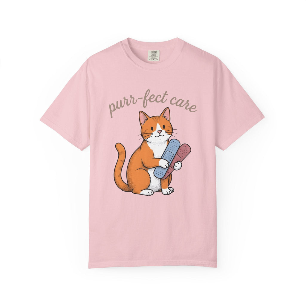 Kitty Wrap Shirt Nurse Mammal Unisex Gift Line Art Tee product image 3