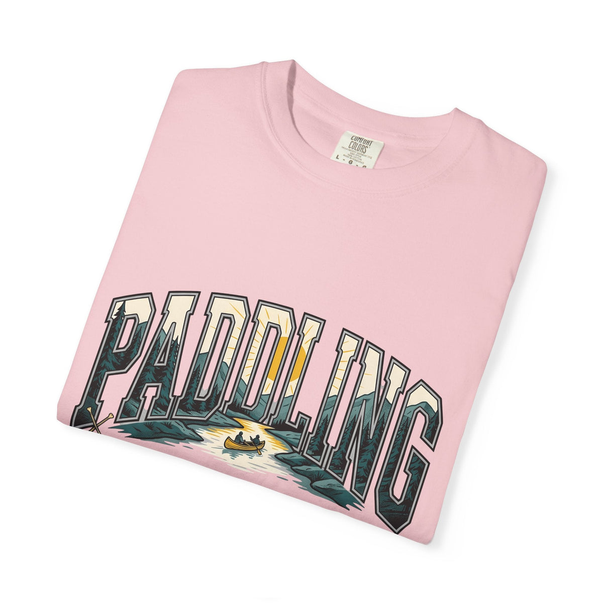 Kayak Stream Shirt Sports Outdoors Unisex Gift Retro Tee product image 11