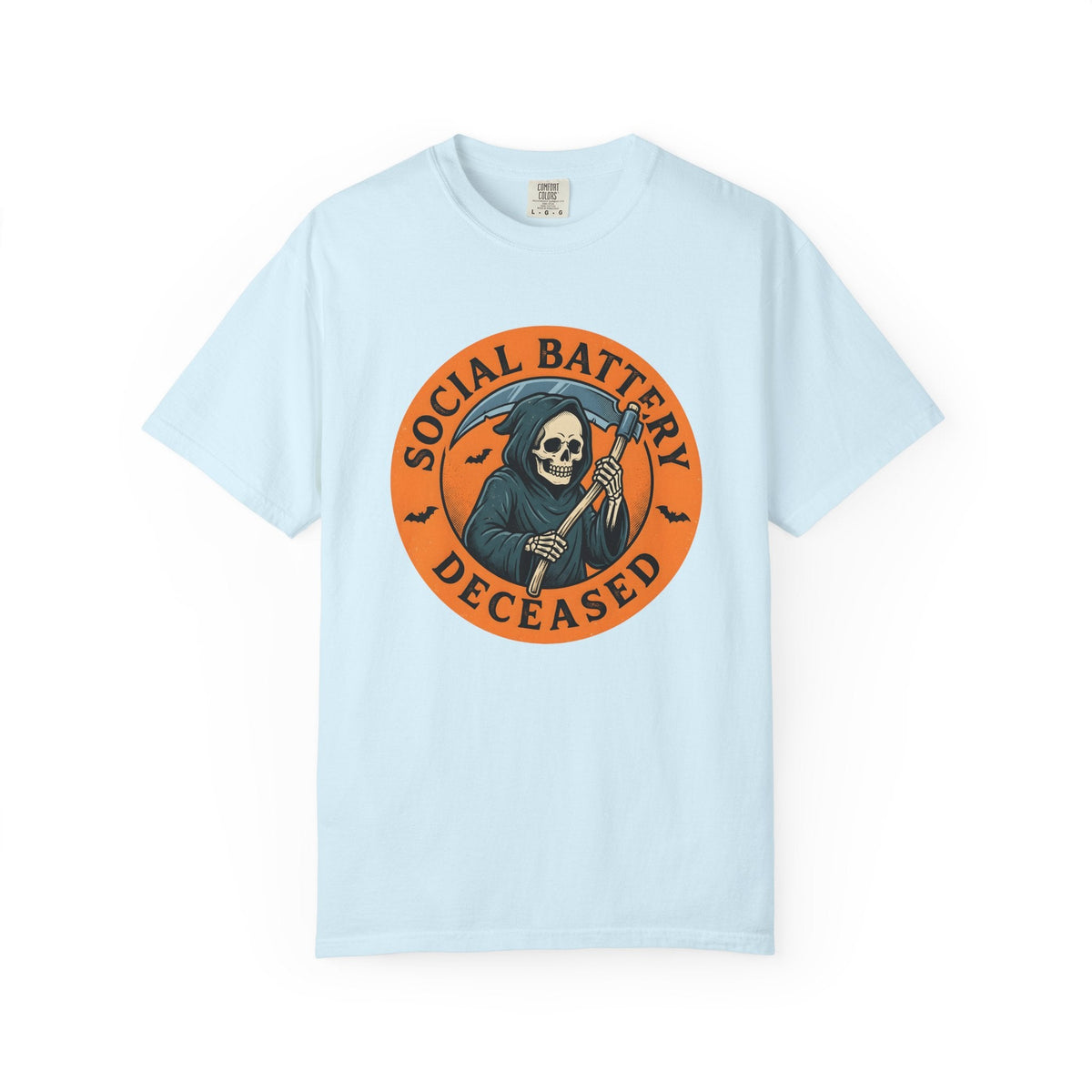 Grim Reaper Shirt Halloween Goth Unisex Gift Vintage Tee product image 2