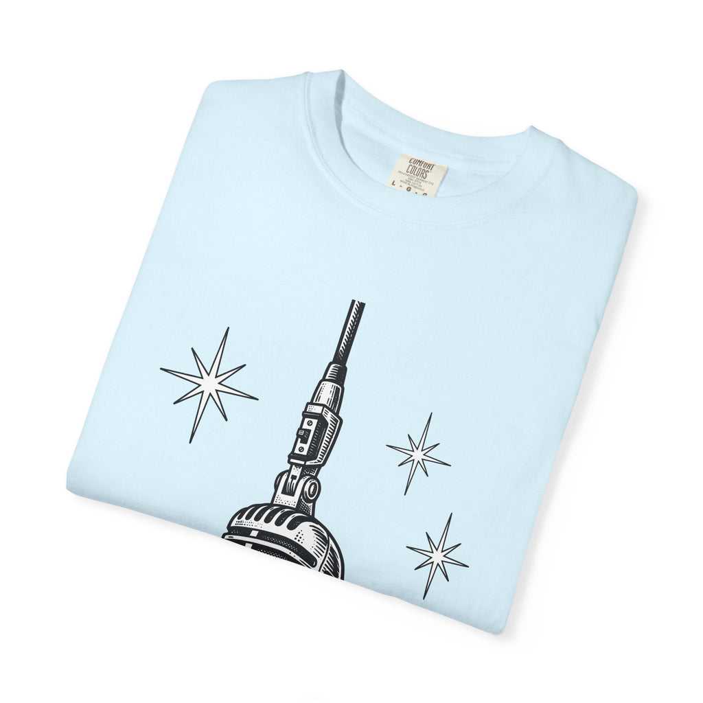 Old Microphone Shirt Music Performer Unisex Gift Line Art product image 8