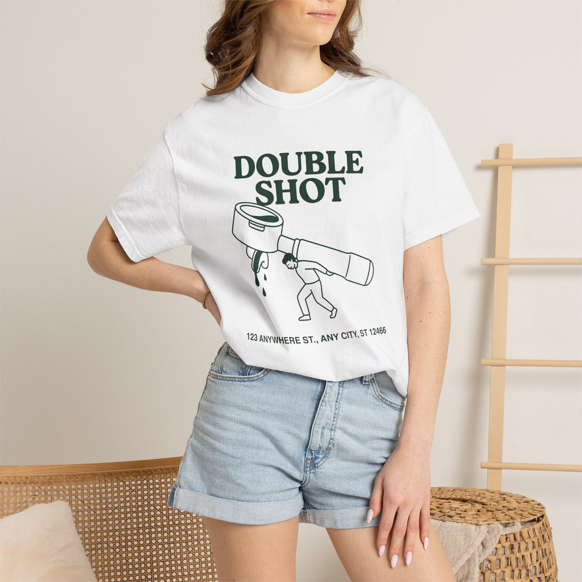 Portafilter Coffee Shirt Humor Unisex Gift Minimal Tee product image 6
