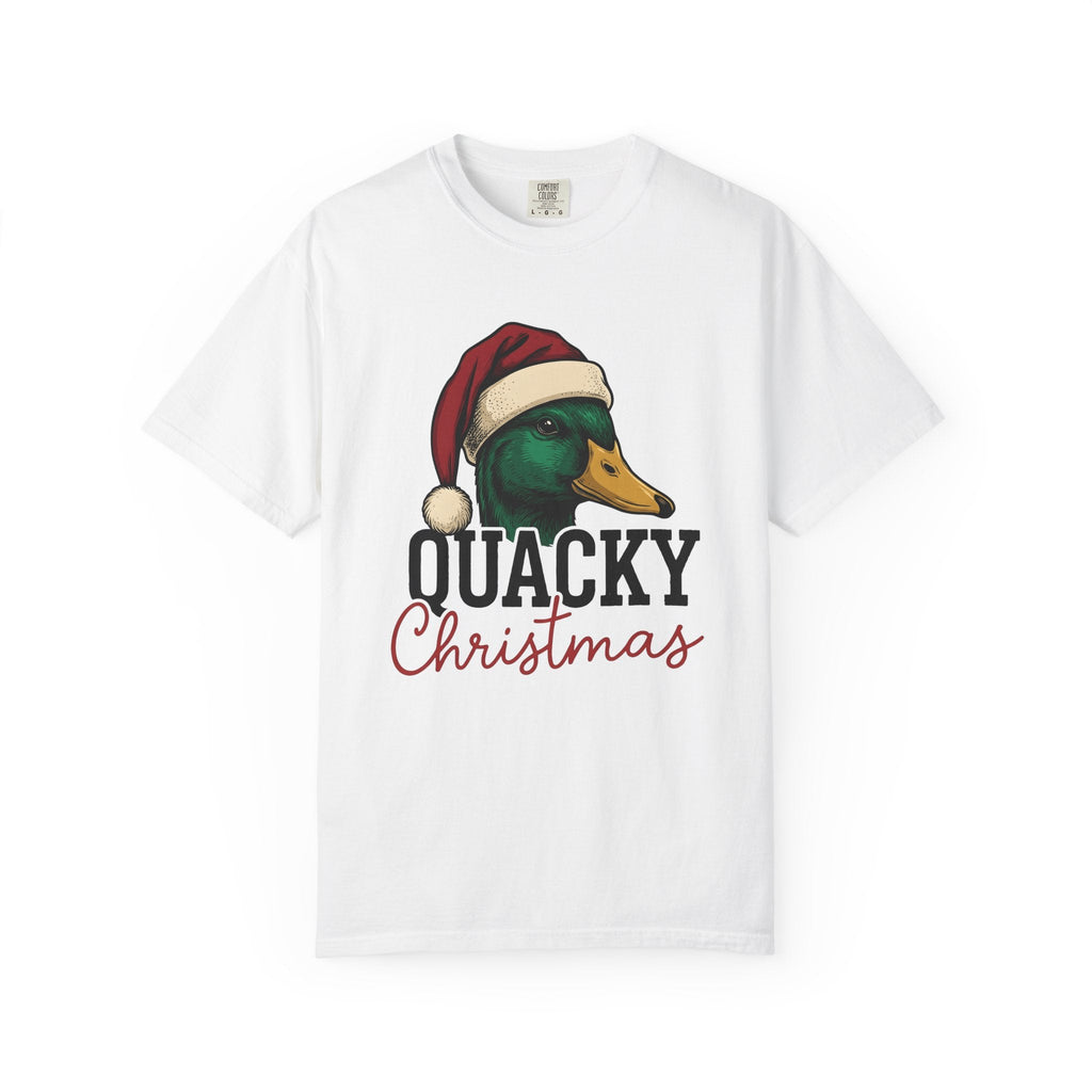 Duck Santa Hat Shirt Christmas Animal Unisex Gift Vintage Tee Mallard T-Shirt