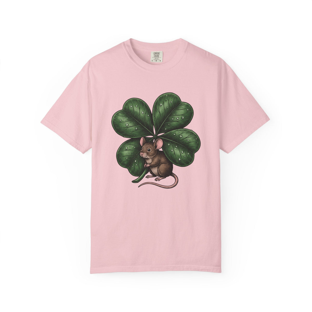 Mouse Four Leaf Shirt St Patrick's Day Wildlife Unisex Gift product image 3