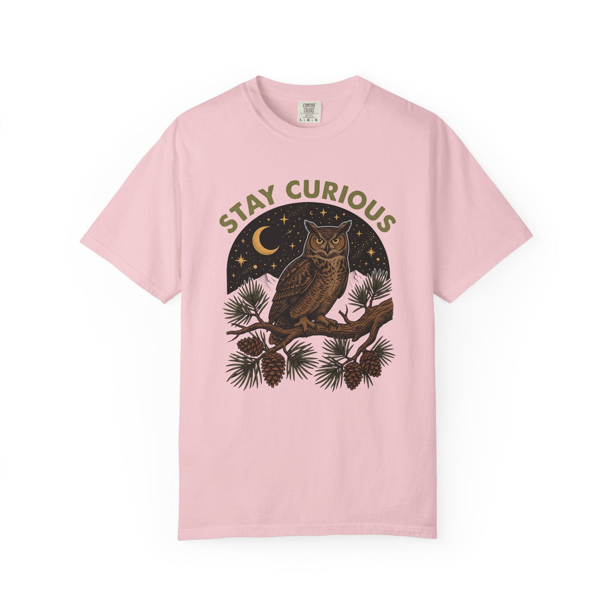 Owl Graphic Shirt Nature Woodland Unisex Gift Vintage Tee product image 3