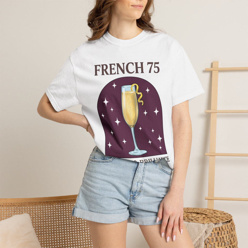 Champagne Flute Shirt Drinks Cocktail Gift Women Comic Tee product image 6