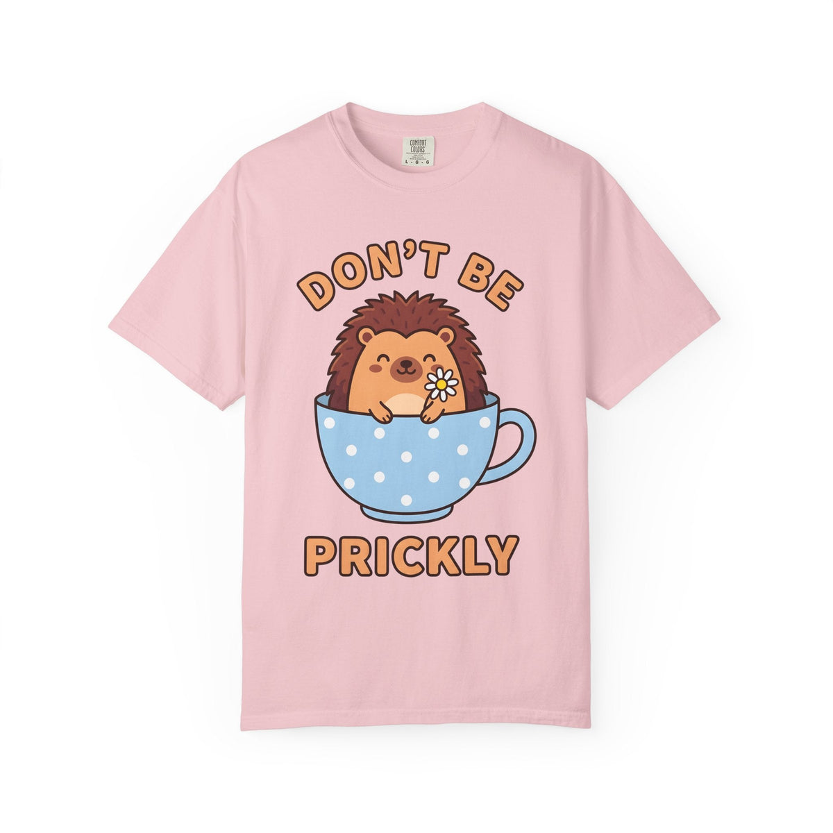 Hedgehog Cup Shirt Animals & Flowers Pun Gift Women Cartoon Tee Mug T-Shirt Floral Fan Cute Tshirt Punny Graphic Doodle Daisy Flower Tshirt