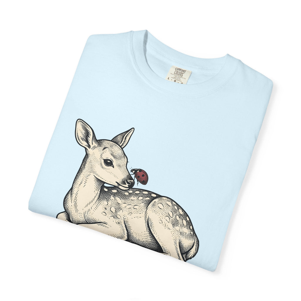 Fawn Graphic Shirt Animals Nature Unisex Gift Hand Drawn product image 8