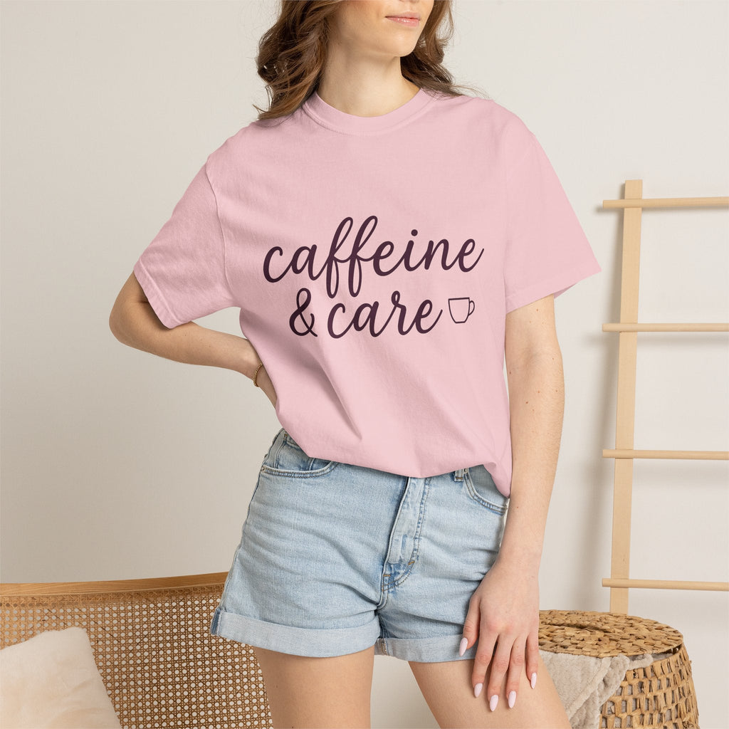 Coffee Cup Shirt Nurses Latte Unisex Gift Cursive Tee Mug T-Shirt Nurse