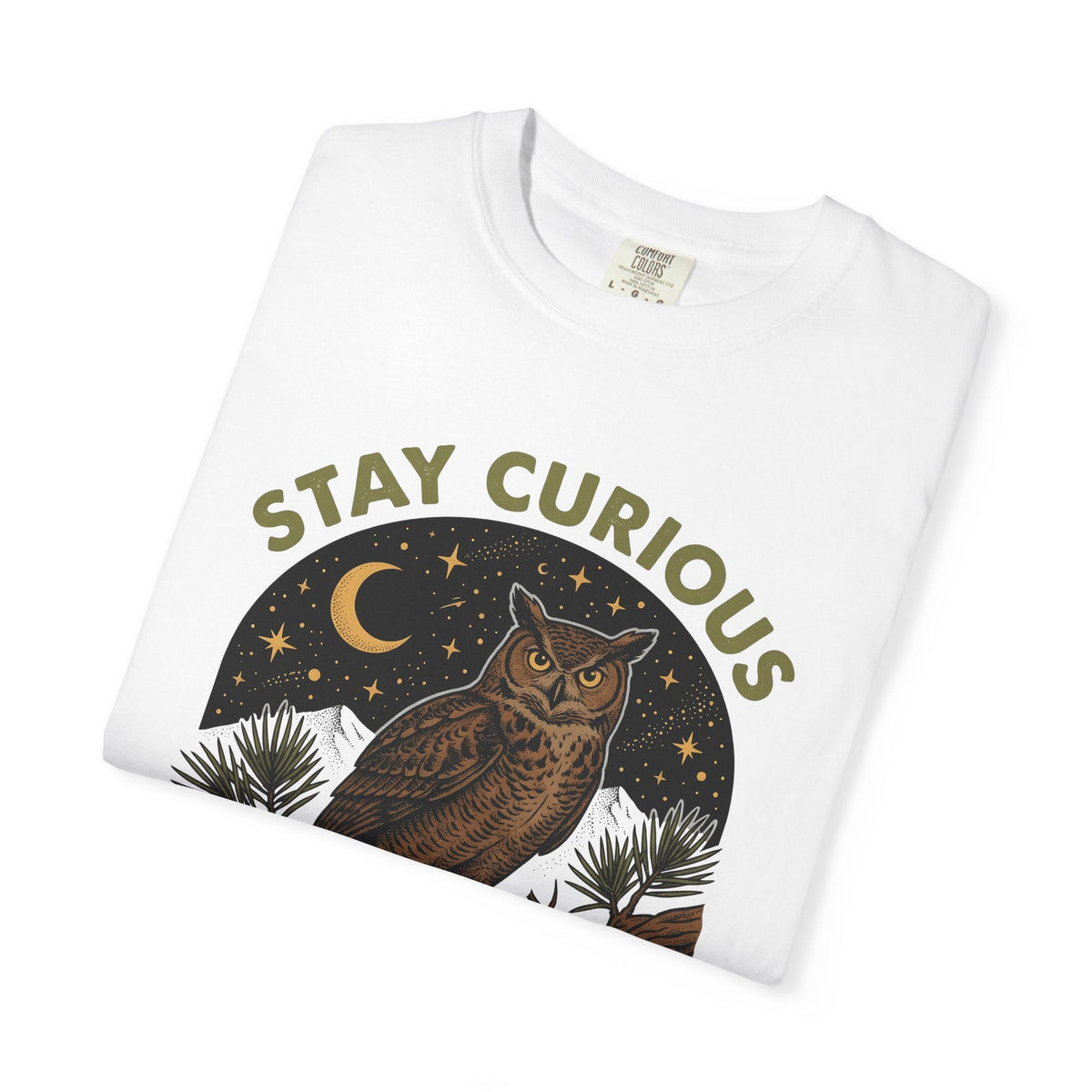 Owl Graphic Shirt Nature Woodland Unisex Gift Vintage Tee product image 5