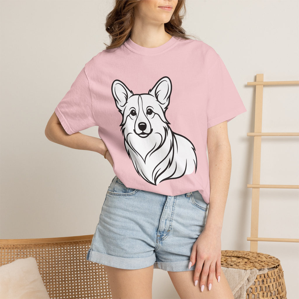 Corgi Dog Shirt Fauna Unisex Gift Cartoon Tee Puppy T-Shirt product image 12
