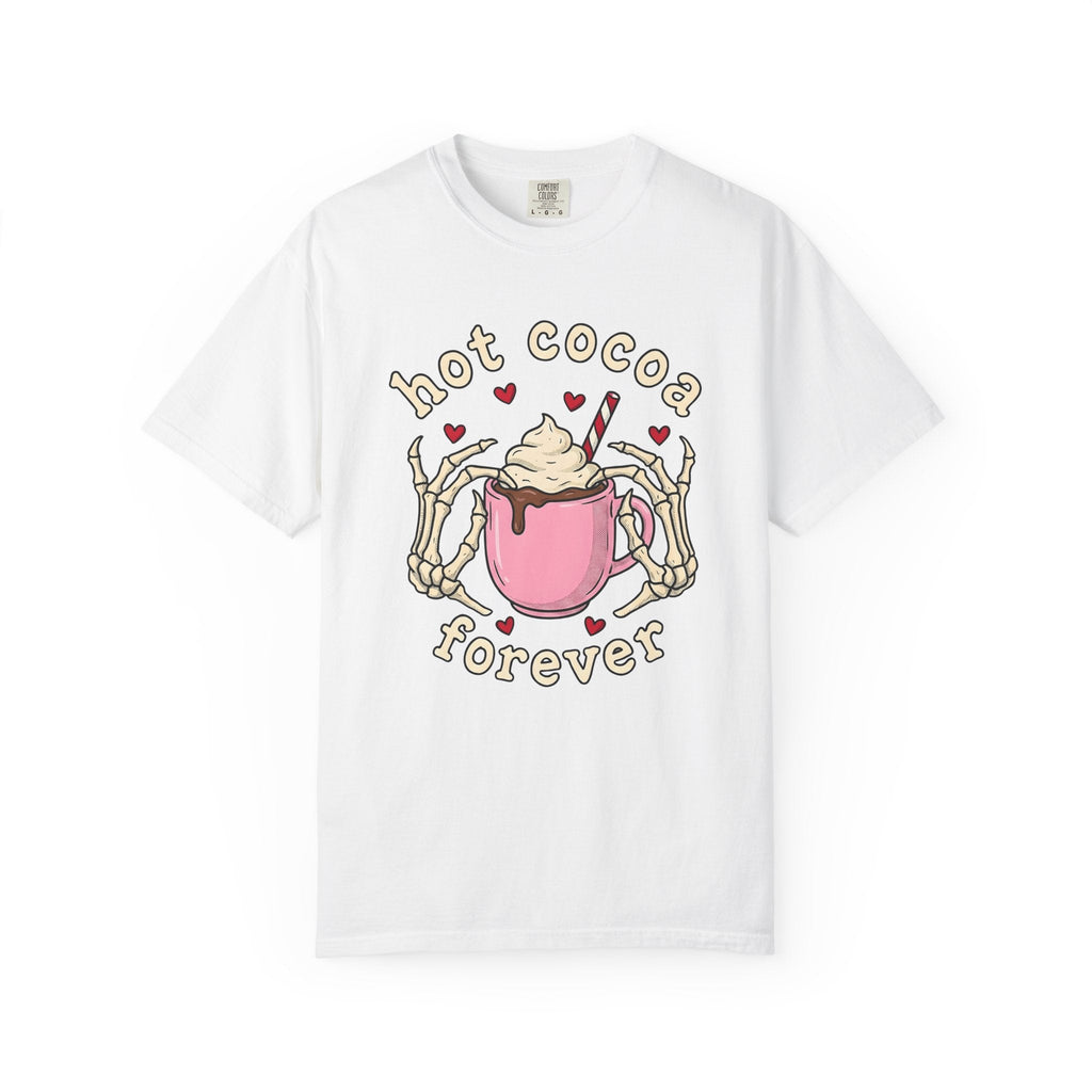 Chocolate Mug Shirt Desserts Macabre Unisex Gift Hand Drawn Tee Hot Chocolate