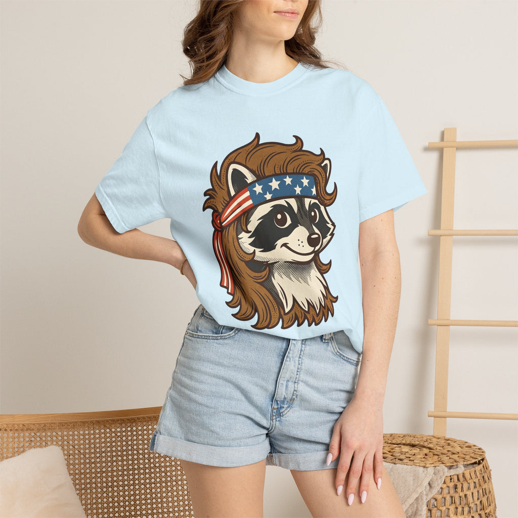 Raccoon Head Wrap Shirt America 4Th Of July Creature Unisex product image 9