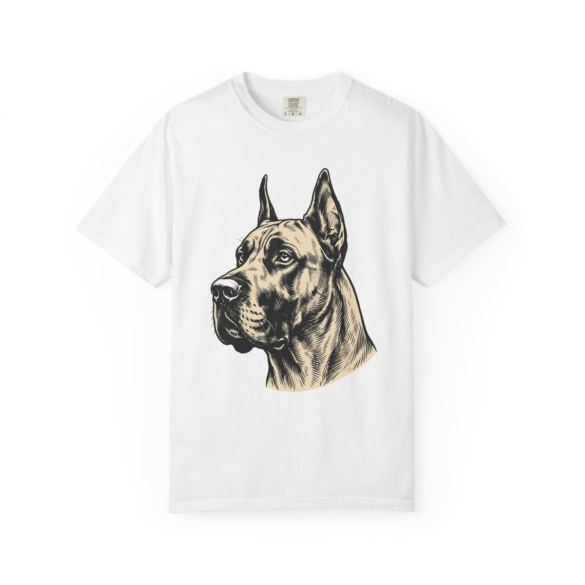 Dane Dog Shirt Animals Unisex Gift Line Drawing Tee Great product image 1