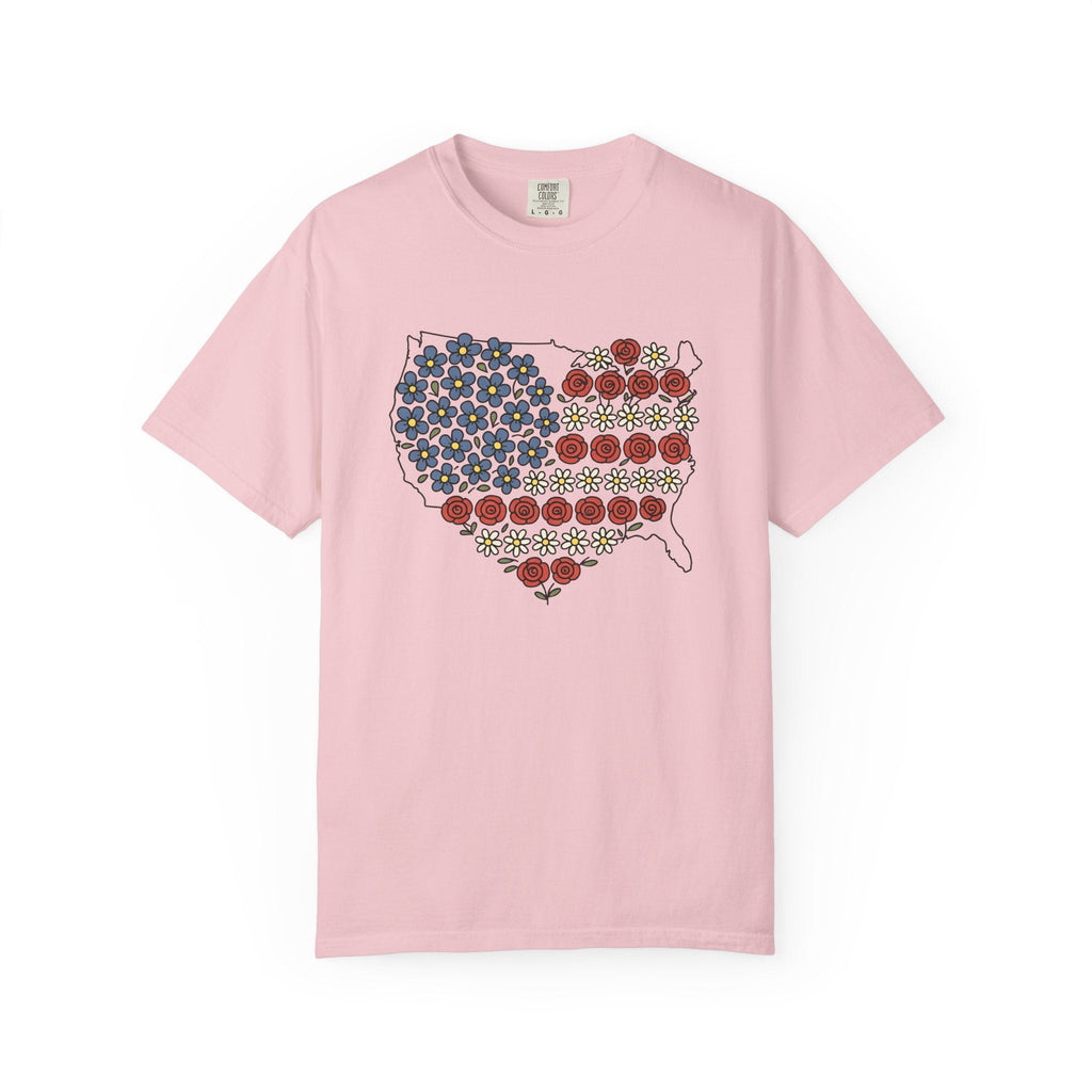 United States Floral Shirt 4th Of July Freedom Unisex Gift product image 3