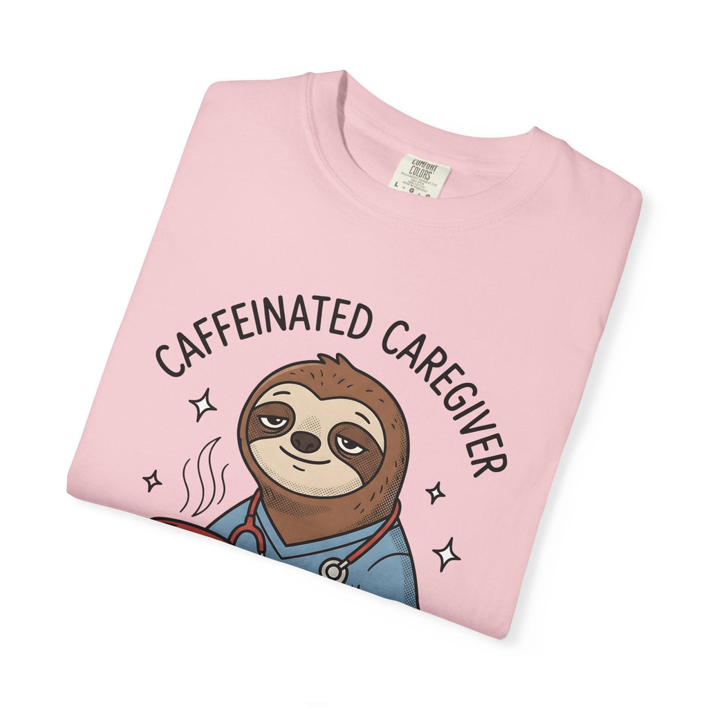 Sloth Nurse Shirt Nurses Latte Unisex Gift Illustration Tee Sloth T-Shirt Nurse
