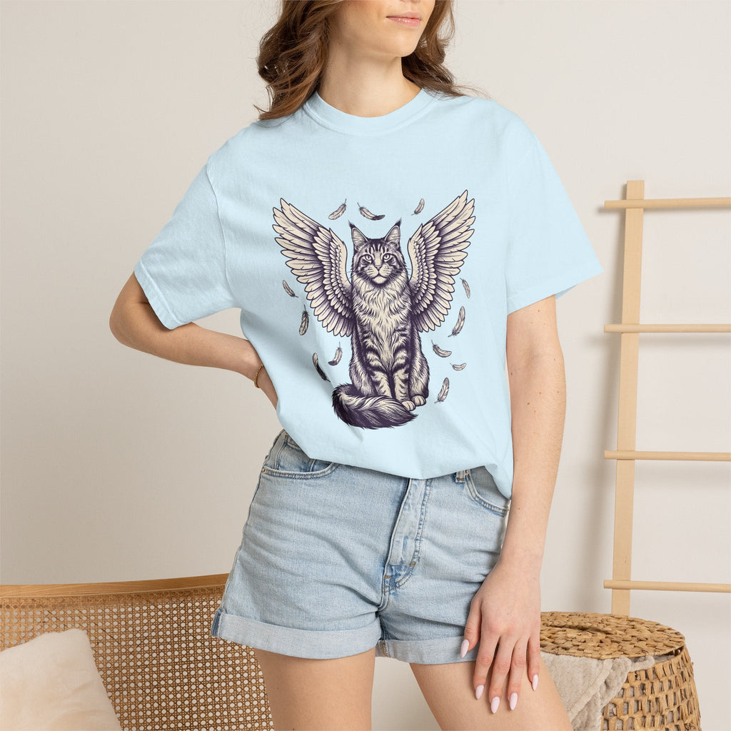 Guardian Cat Shirt Magical Gift Women Cartoon Tee Kitty product image 9