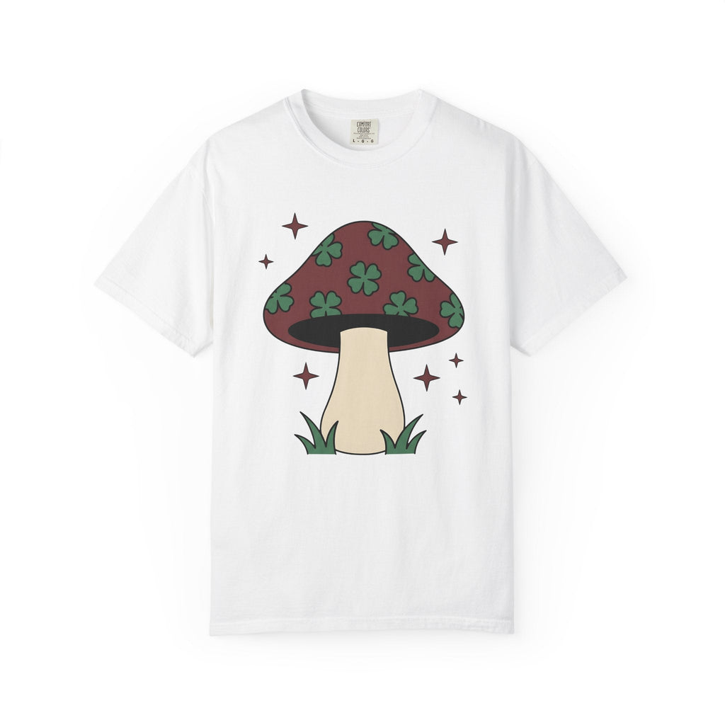 Four Leaf Mushroom Shirt St Patrick's Day Plants Gift Women product image 1