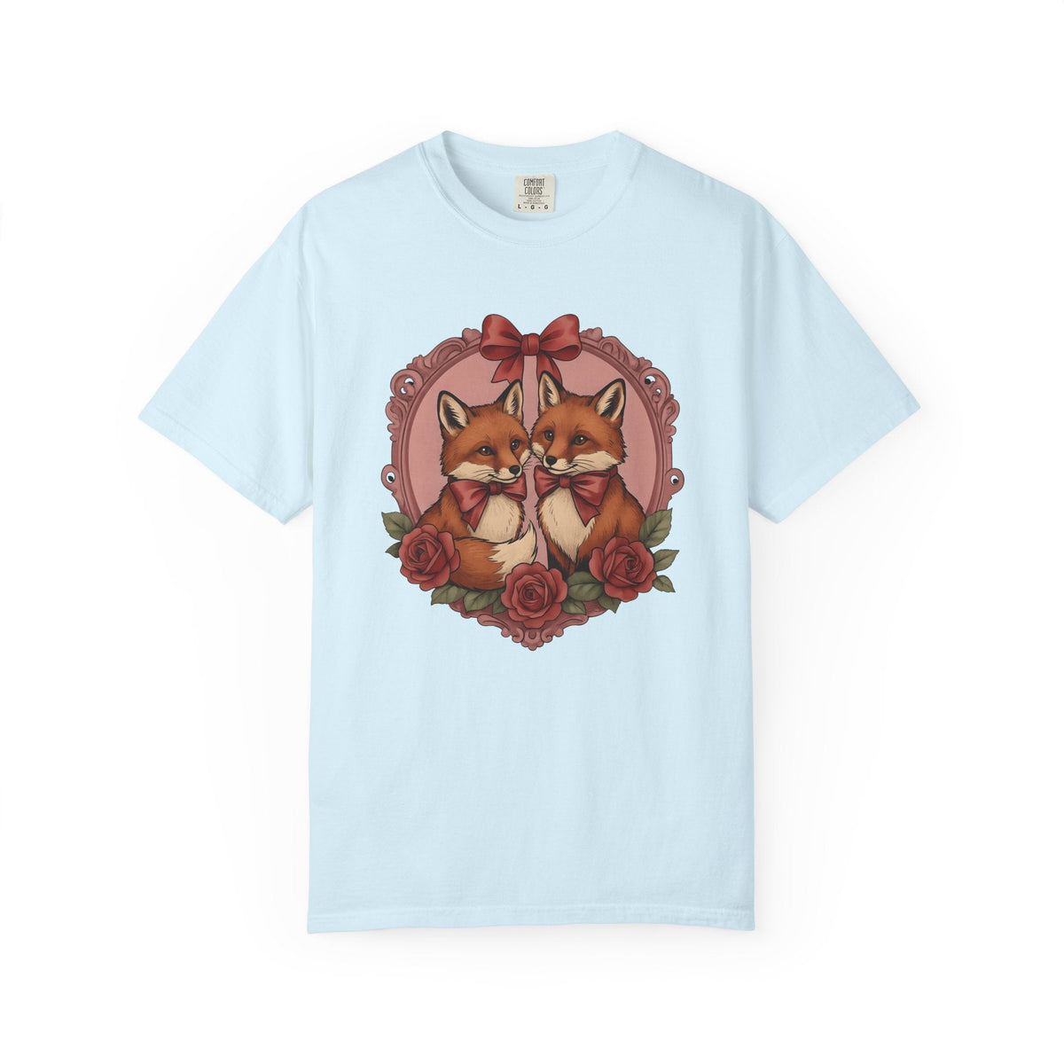 Fox Couple Shirt St. Valentine's Day Animal Unisex Gift product image 2