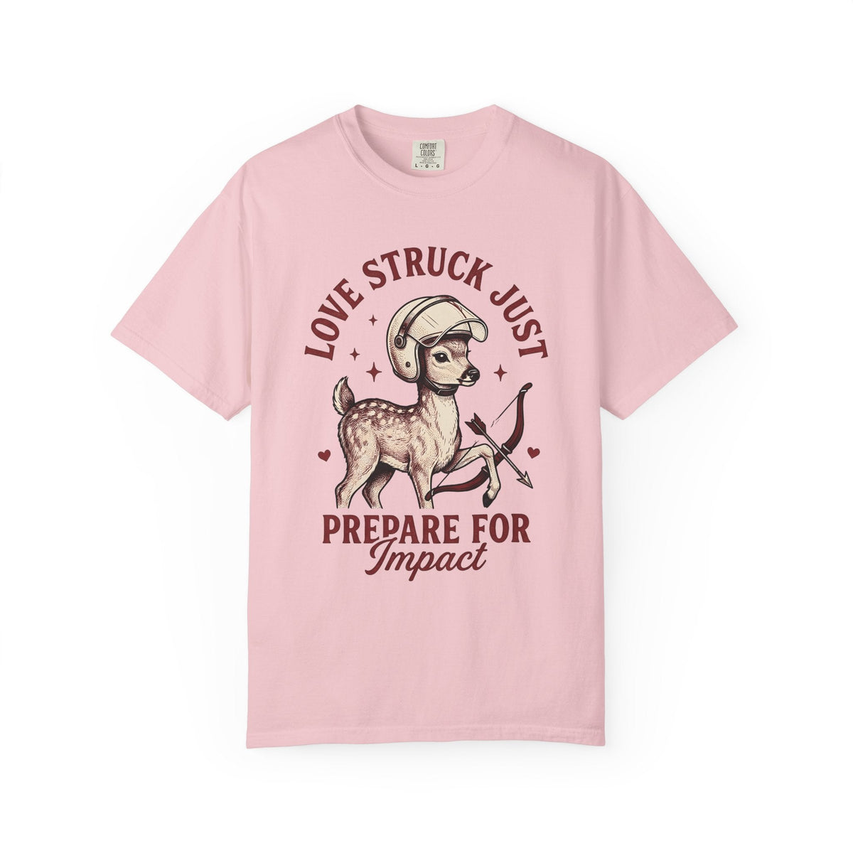 Buck Helmet Pencil Art T-Shirt – Funny Deer Hunter Humor product image 3