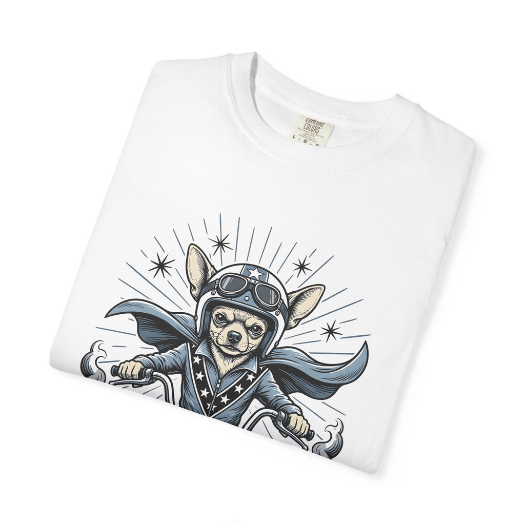 Chihuahua Biker Shirt Dog Motorbike Unisex Gift Traditional product image 5