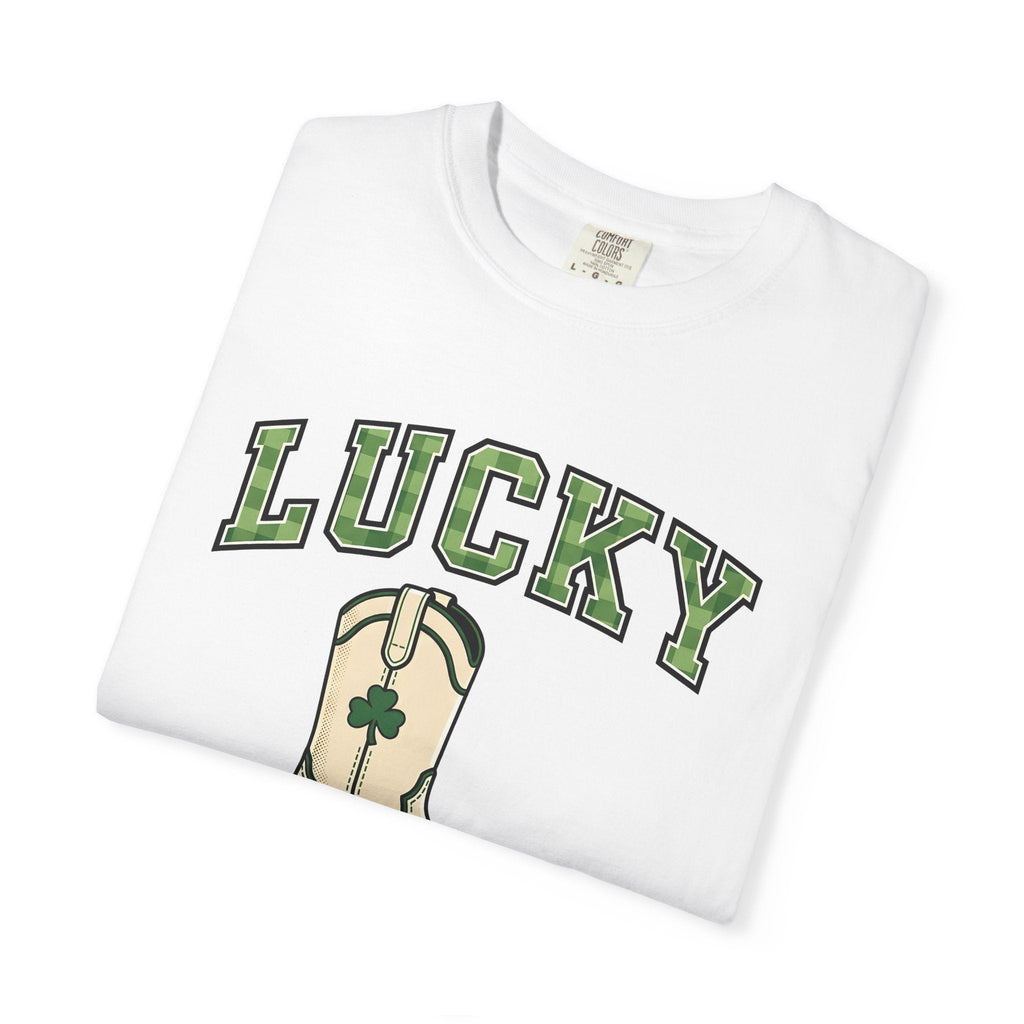 Cowboy Boot Shirt St Patrick's Day Western Unisex Gift Bold product image 5