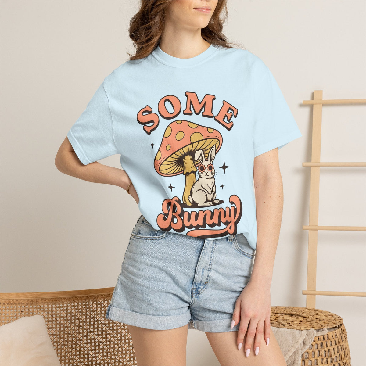 Hare Toadstool Shirt Easter Fauna Unisex Gift Rustic Tee product image 9