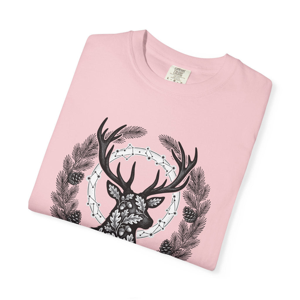 Buck Silhouette Shirt Boho Chic Plants Gift Women Leaf Tee product image 11
