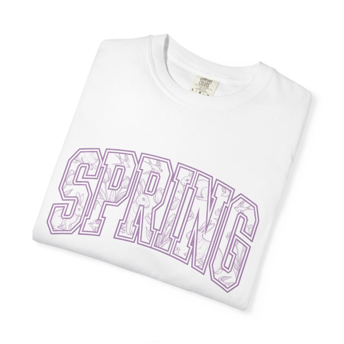 Rabbit Flower Design Shirt Spring Outdoors Unisex Gift product image 5