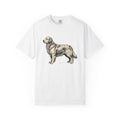 Golden Retriever Shirt Dog Pets Unisex Gift Hand Drawn Tee product image 1