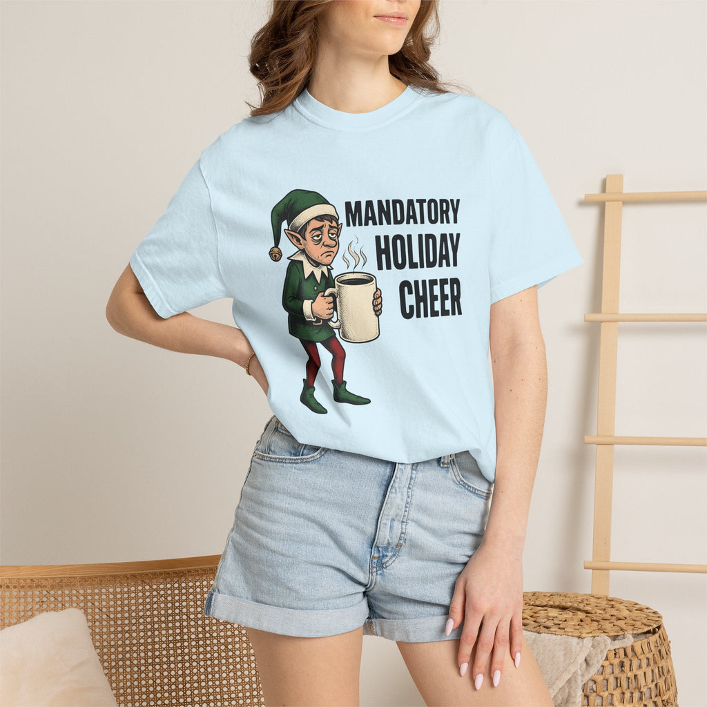 Weary Christmas Helper Shirt Fun Unisex Gift Shabby Chic product image 9