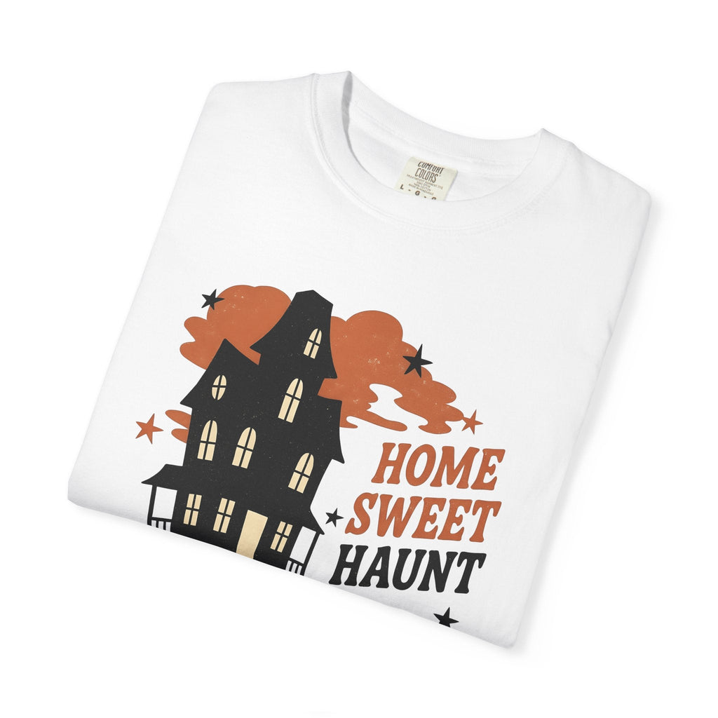 Ghost House Shirt Halloween Monster Unisex Gift Hand Drawn product image 5