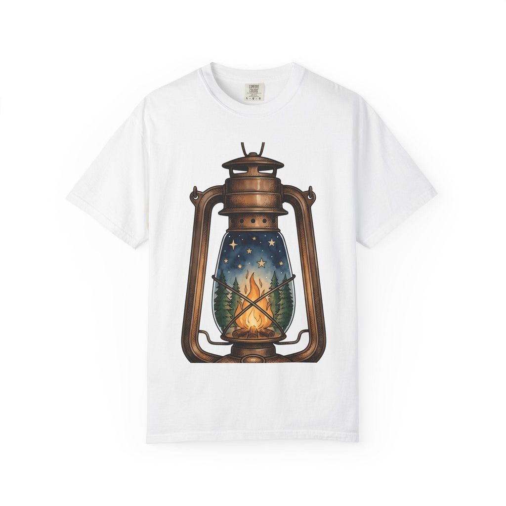Antique Lantern Shirt Camping Nature Unisex Gift Cartoon product image 1