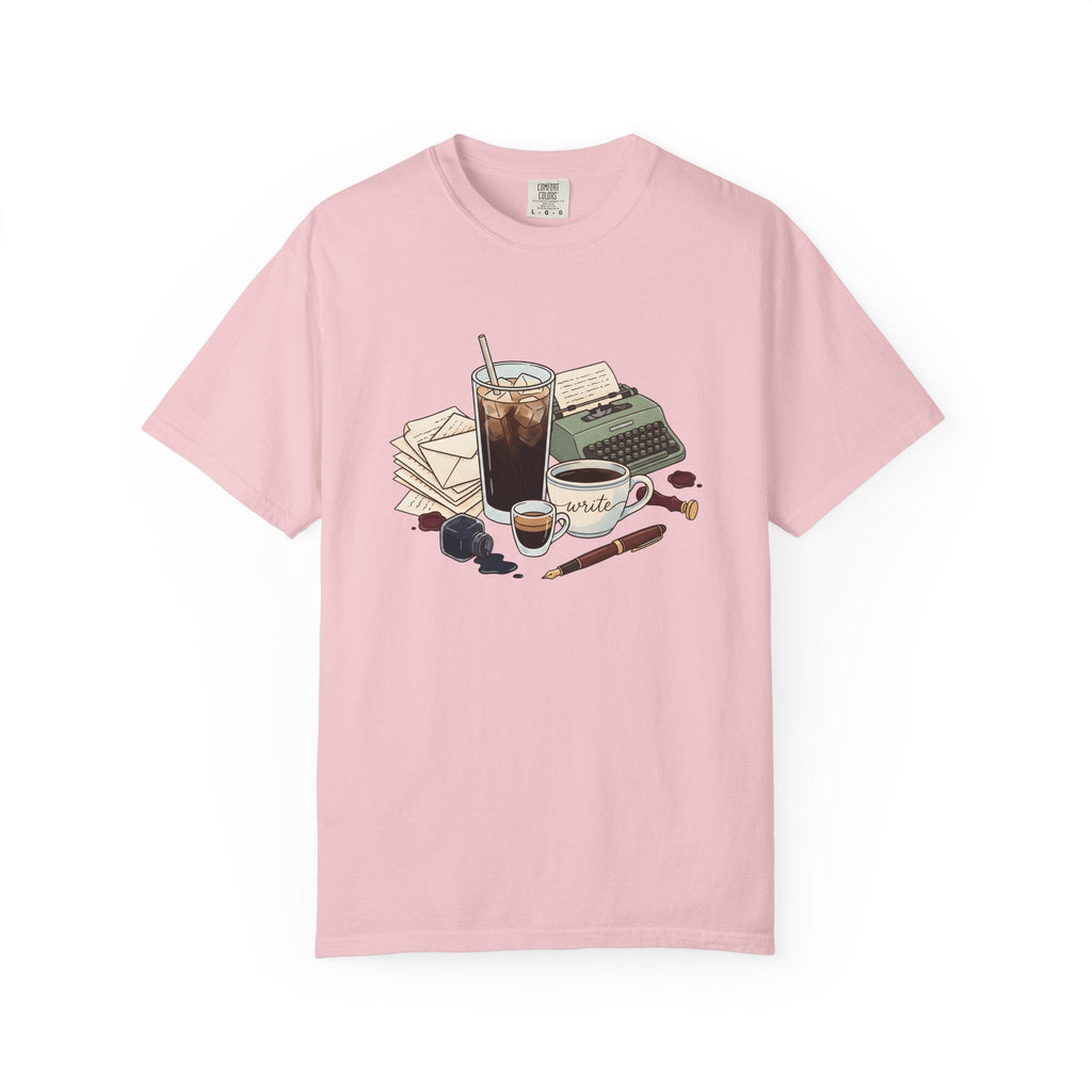 Espresso Drinks Shirt Coffee Novelist Unisex Gift Line Art product image 3