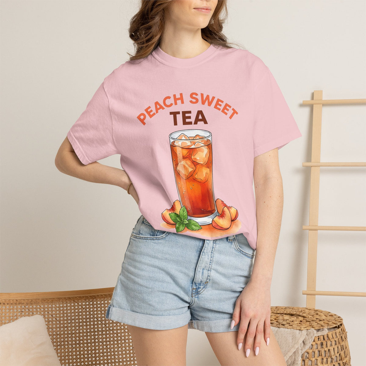 Chilled Tea Glass Shirt Drinks Travel Unisex Gift Gouache product image 12