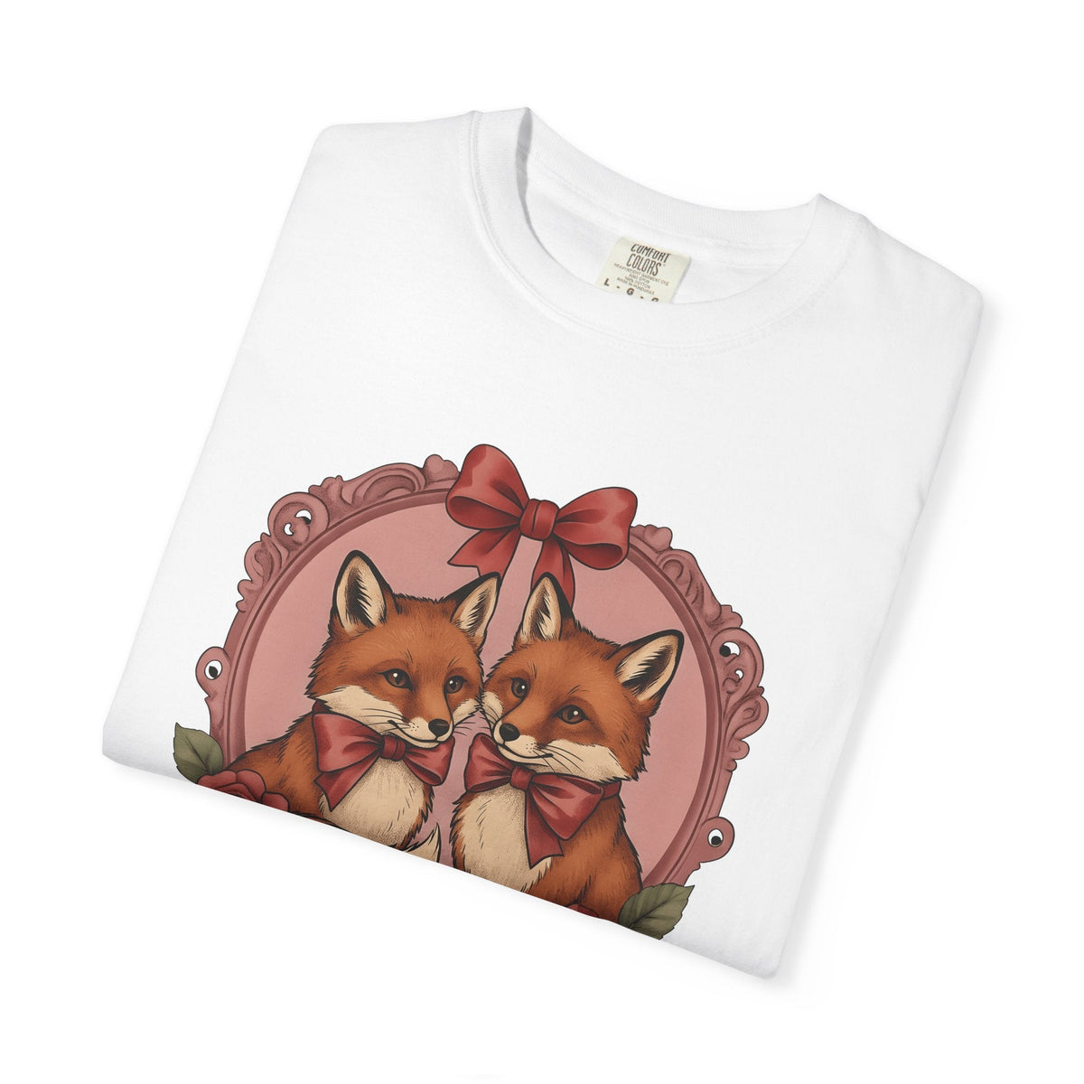 Fox Couple Shirt St. Valentine's Day Animal Unisex Gift product image 5