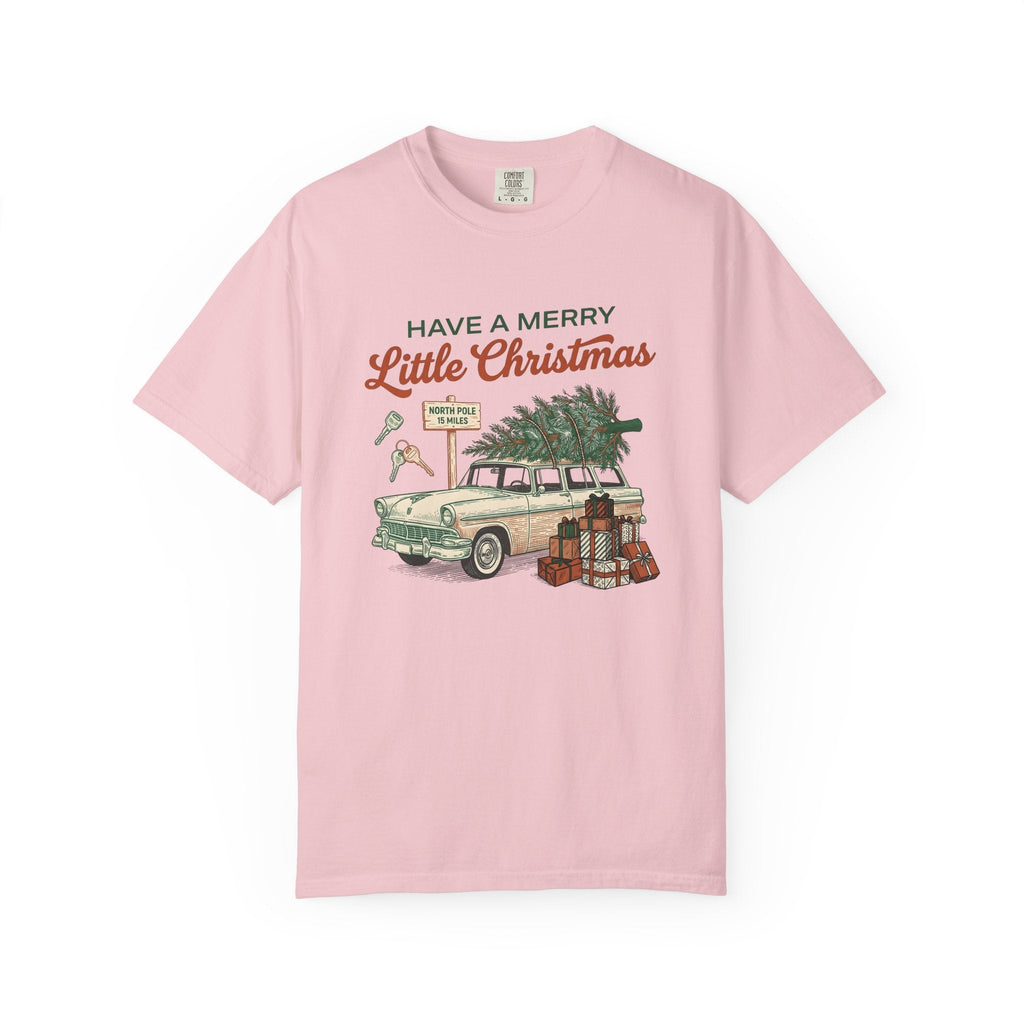 Vintage Car Shirt Christmas Holiday Unisex Gift Hand Drawn product image 3