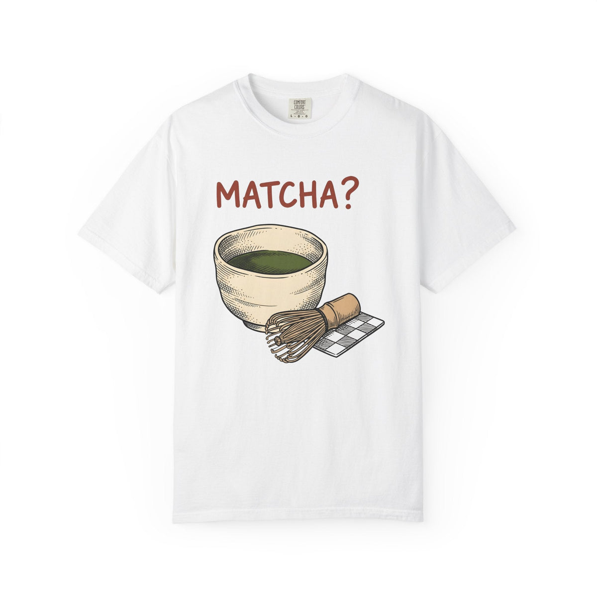 Matcha Bowl Shirt Coffee Cooks Unisex Gift Line Art Tee Tea product image 1