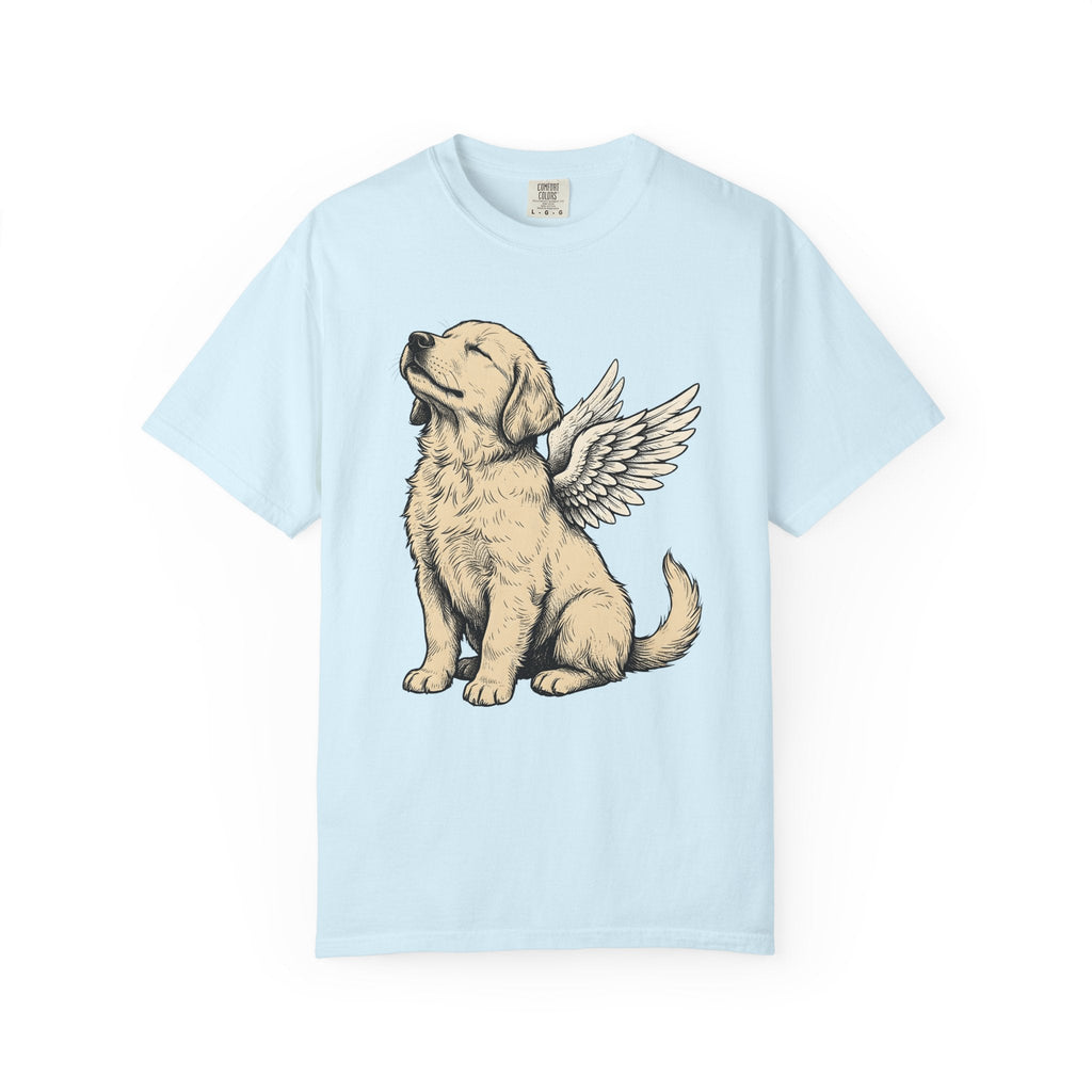 Angel Dog Shirt Unisex Gift Hand Drawn Tee Puppy T-Shirt Fan product image 2