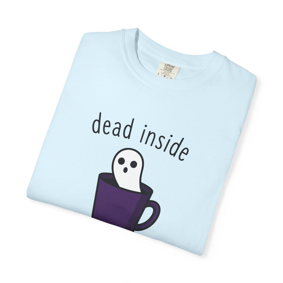 Ghost Coffee Cup Shirt Coffee Humor Unisex Gift Cartoon Tee Coffee Mug T-Shirt