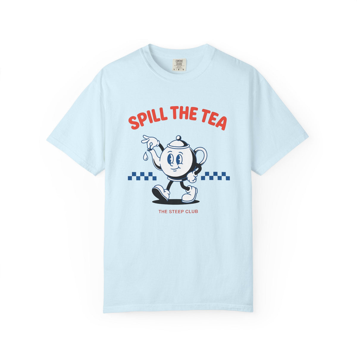 Kettle Mascot Shirt Tea Joke Unisex Gift Comic Tee Teapot T-Shirt Tea Fan