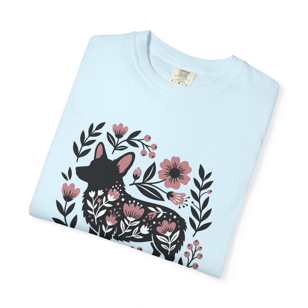 Corgi Puppy Shirt Dog Botanical Unisex Gift Boho Tee product image 8