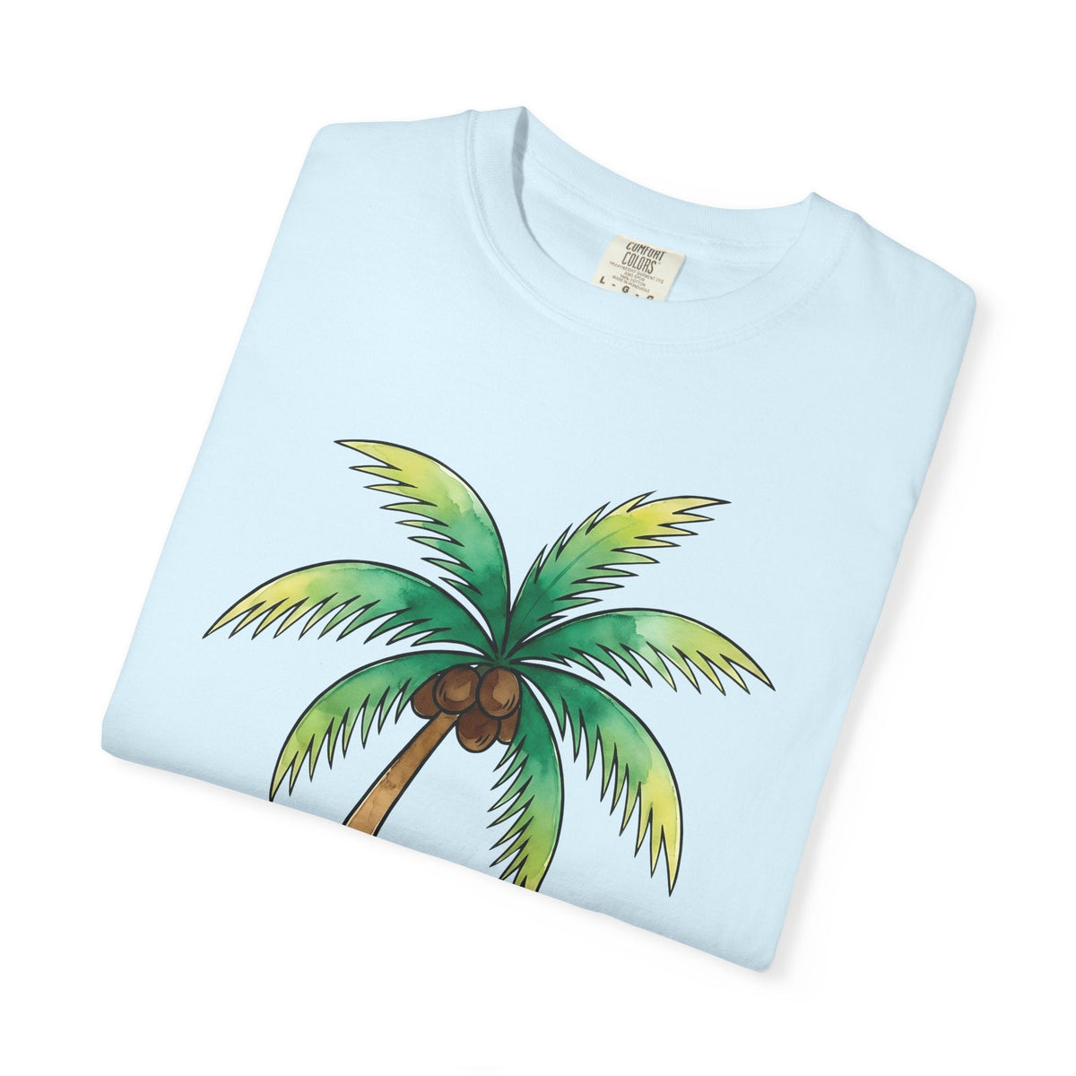 Palm Leaf Shirt Tropical Beach Unisex Gift Watercolor Tee product image 8