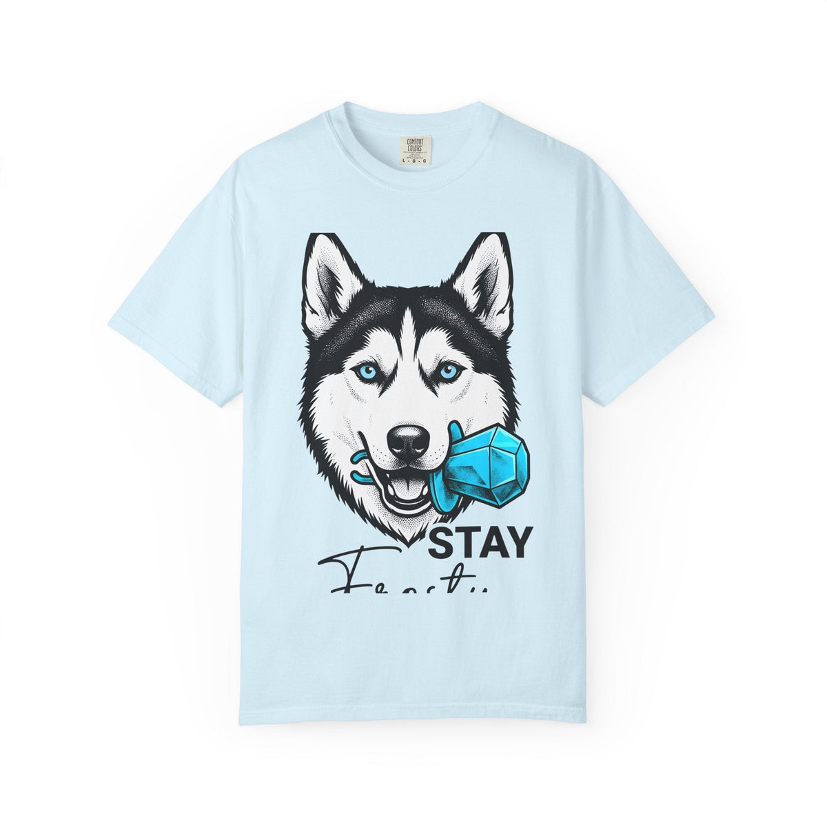 Husky Puppy Shirt Dog Wildlife Unisex Gift Old School Tee product image 2